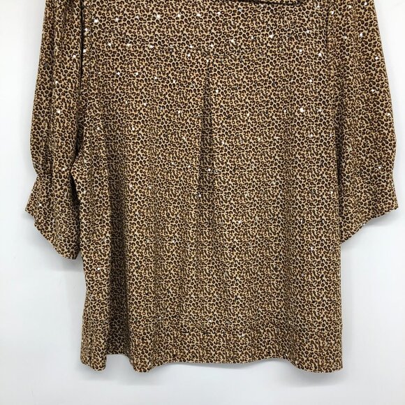 Mulberry Leopard Print Shirt size L - Picture 5 of 16